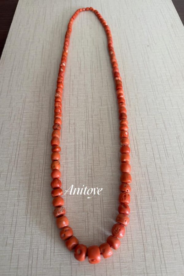 Original Orange Coral Necklace
